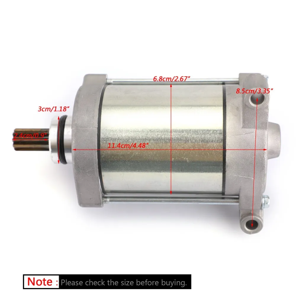 Ny startmotor som startar 9-spline passform för Yamaha 4WV-81800-00-00 4WV-81890-00