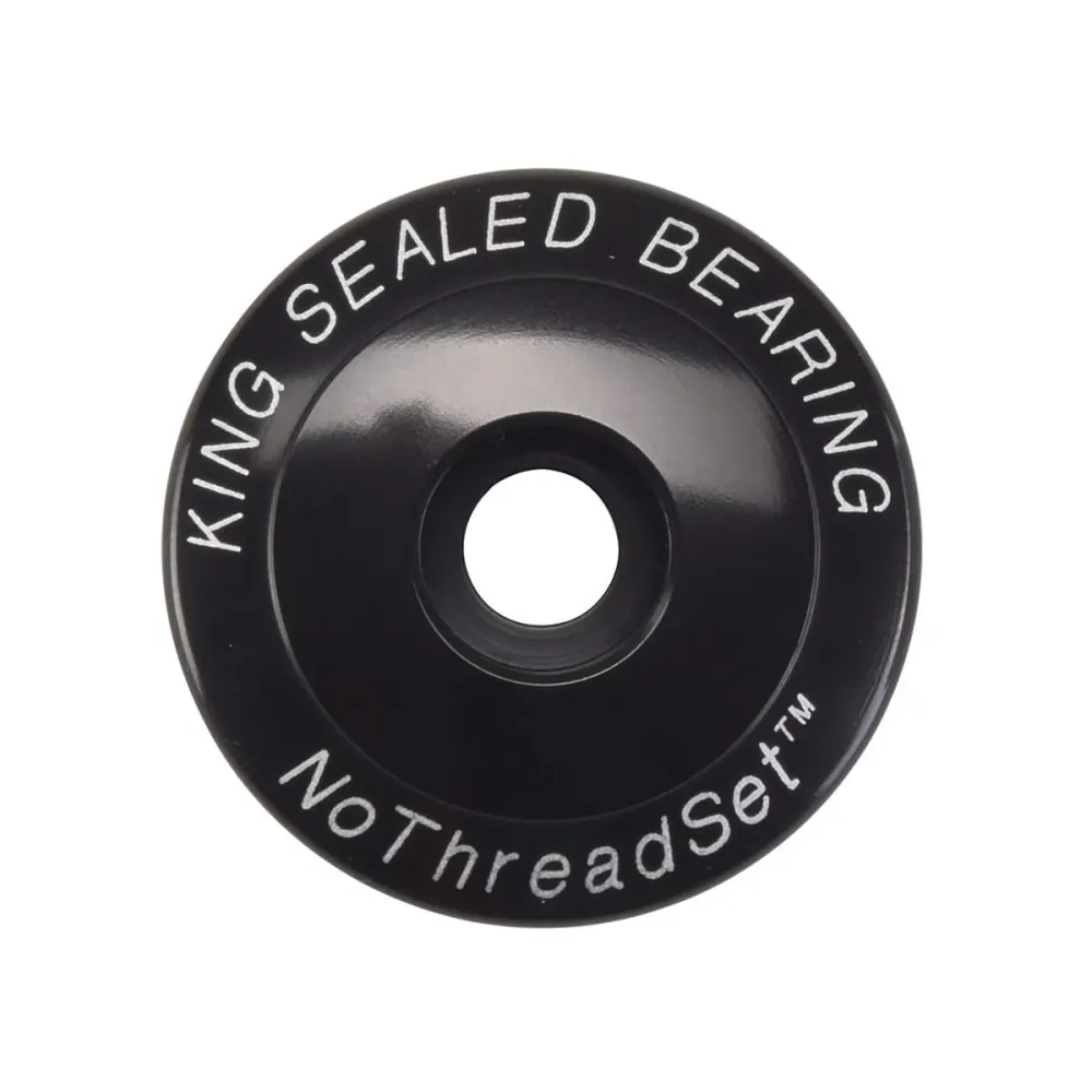 Stem Cap CHRIS KING 1"1/8 Matt Black