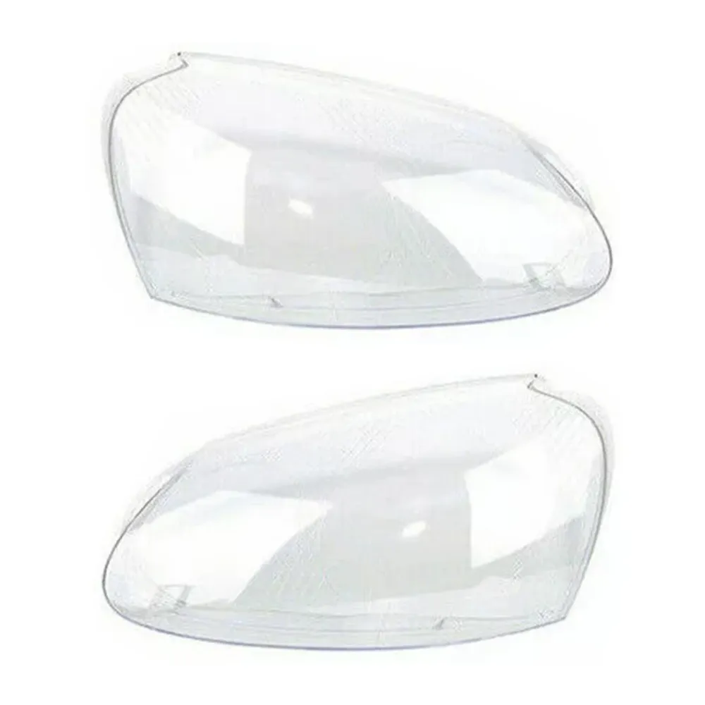 2 STK Front Strålkastare Lins Strålkastare Clear Cover 1K6941005S För VW MK5 2005-2009