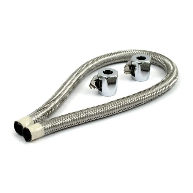 Stålomspunnen Bränsleslang Kit 6mm (1/4")