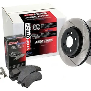 Street Axle Pack Drilled & Slotted, Front