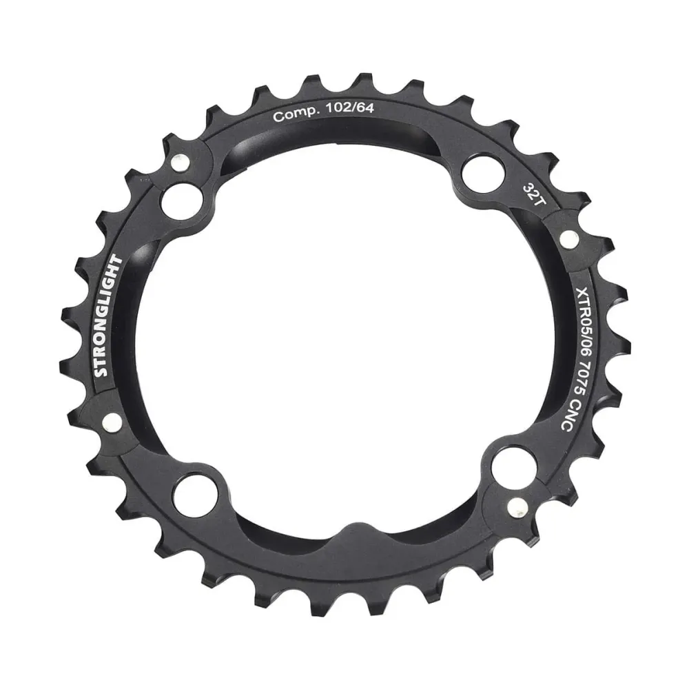 STRONGLIGHT ALU 7075 SHIMANO XTR M960 9V 4-håls 102 mm mellankedjekrans