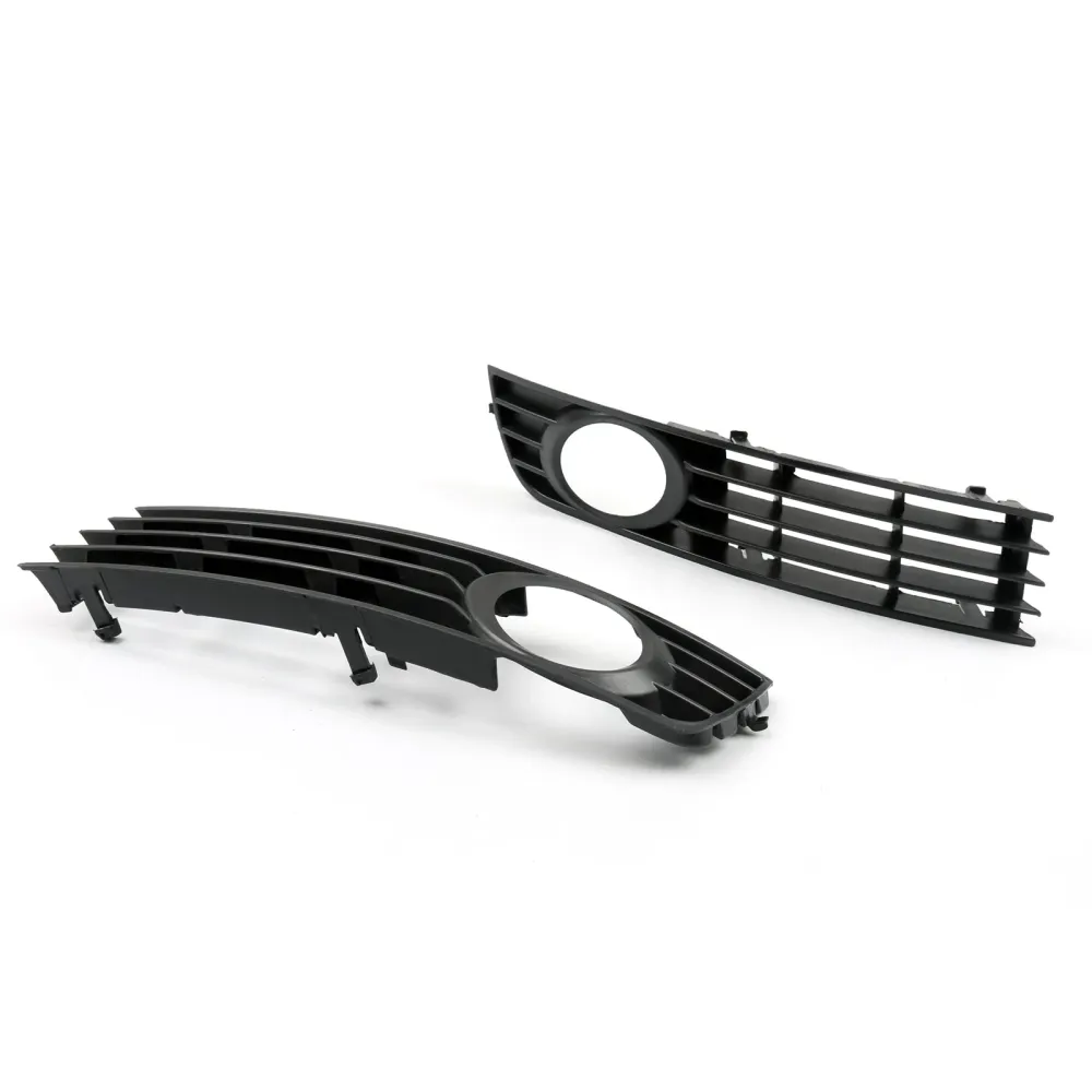 2 st låg stötfångare dimljus lampa grill grillkåpa för Audi A4 B6 (2002-2005) generisk