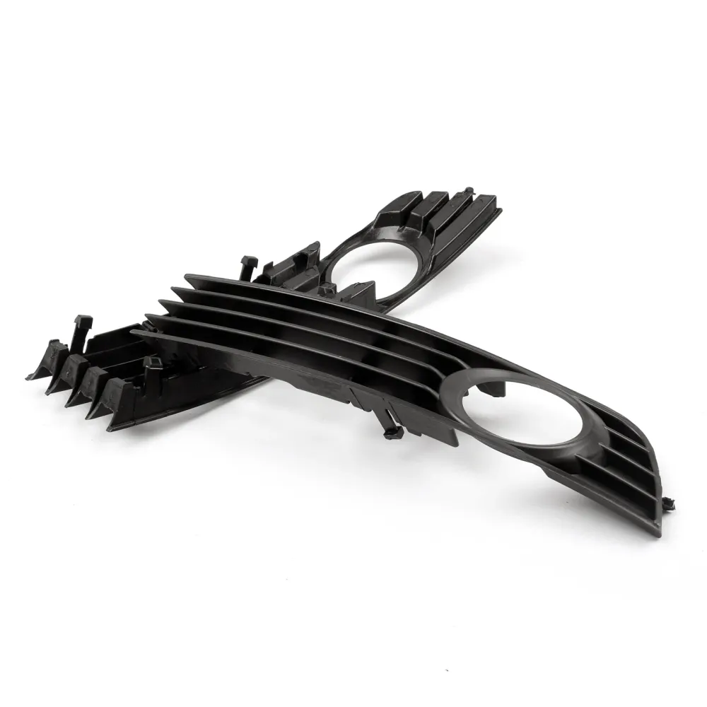 2 st låg stötfångare dimljus lampa grill grillkåpa för Audi A4 B6 (2002-2005) generisk