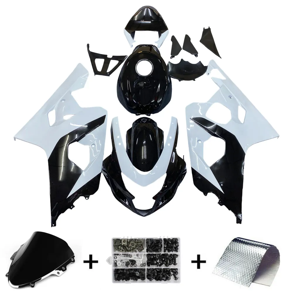 2004-2005 Suzuki GSXR 600/750 K4 Injection Fairing Kit Karosseri Plast ABS