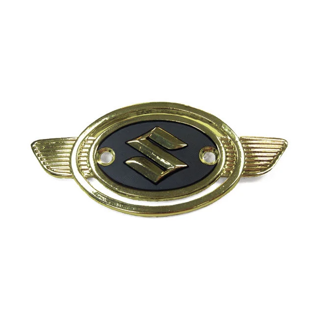 Suzuki Tankemblem Guld/Svart