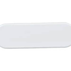 Talamex, Flat fender vit 45x12x6 cm, PVC