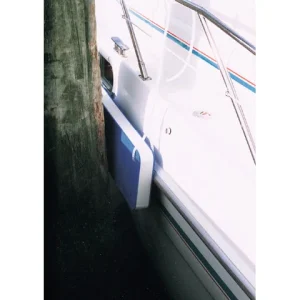 Talamex, Flat fender nr. 2, Vit/blå, 286 x 73 x 553 mm