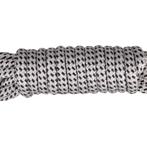 Talamex, Fortøjning polypropylen 16-flet hvid/sort, 40 cm øjesplejsning – Størrelse: 14mm / Variant: 10 M