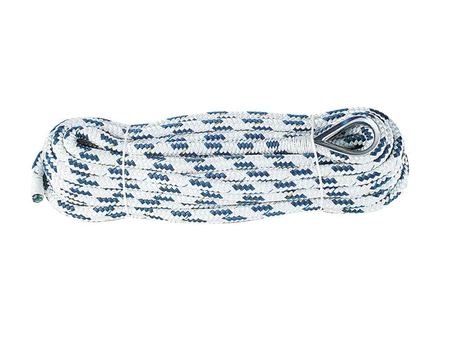 Talamex, Praktisk Ankerline med Kovs, Flettet Polyester, 589081 – Størrelse: 12mm / Variant: 40 M