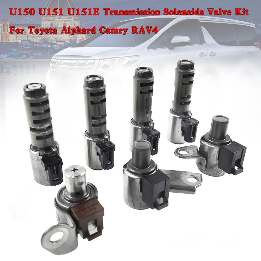 Toyota Alphard Camry RAV4 U150 U151 U151E Transmission Solenoids Valve Kit FedEx Express