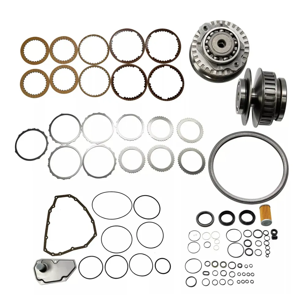 Transmission Master Rebuild Kit & Remskiva med rem JF015E RE0F11A 29T för Nissan