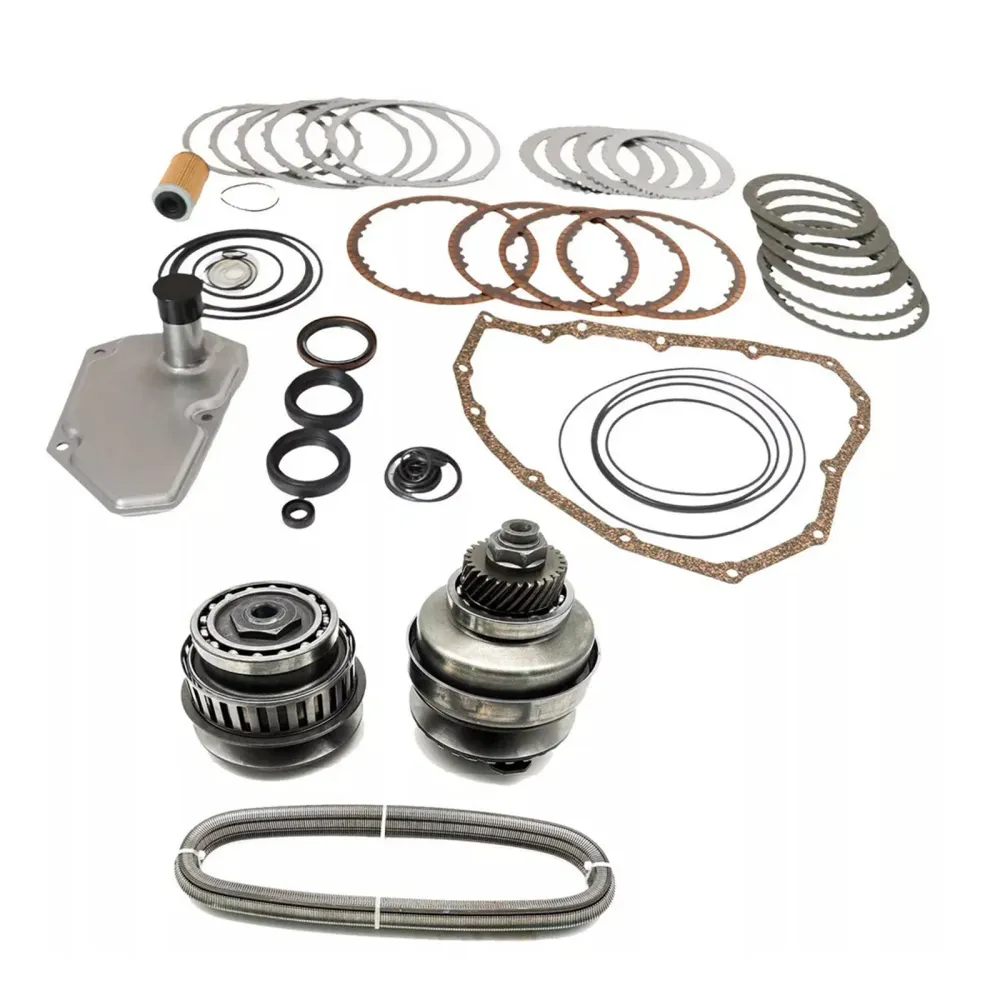 Transmission Master Rebuild Kit & Remskiva med rem JF015E RE0F11A 29T för Nissan