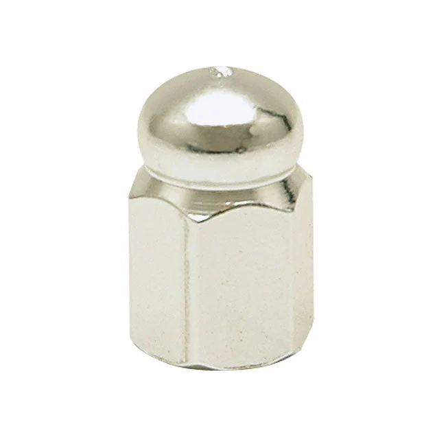 Trik Tropz Ventilhattar Alloy Hex Domed Silver