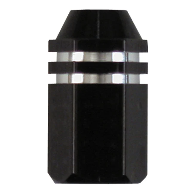 Trik Tropz Ventilhattar Black Alloy Two Tone Hex Straight