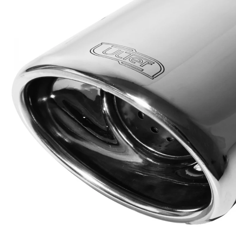 Ulter Sport, Dobbelt sportudstødning, 120x80mm, Passer til Audi A3 8P Sportback 2004-2012
