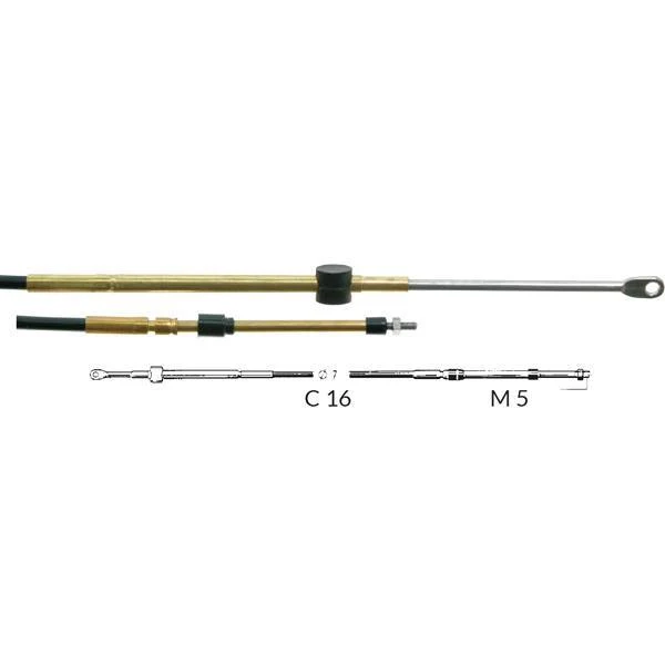 Ultraflex Reglagekabel c16 quicksilver standard, 6 fot