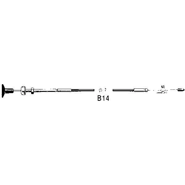 Ultraflex stoppkabel 40 fot