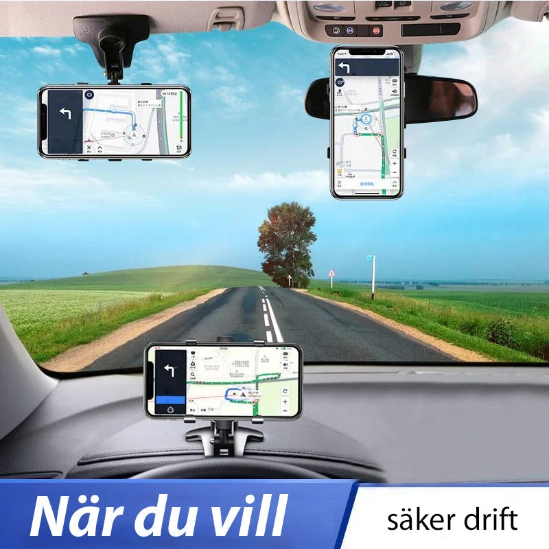 Universal Roterbar Telefonhållare för Bil