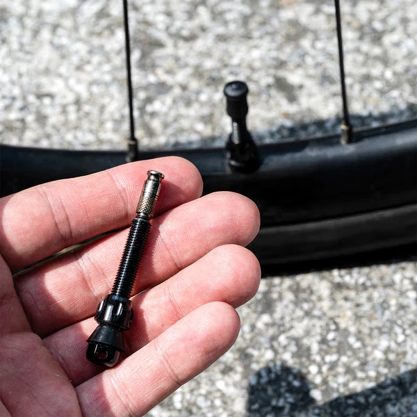 Uppsättning med 2 LEZYNE CLIK TLR PRO 44 mm slanglösa ventiler