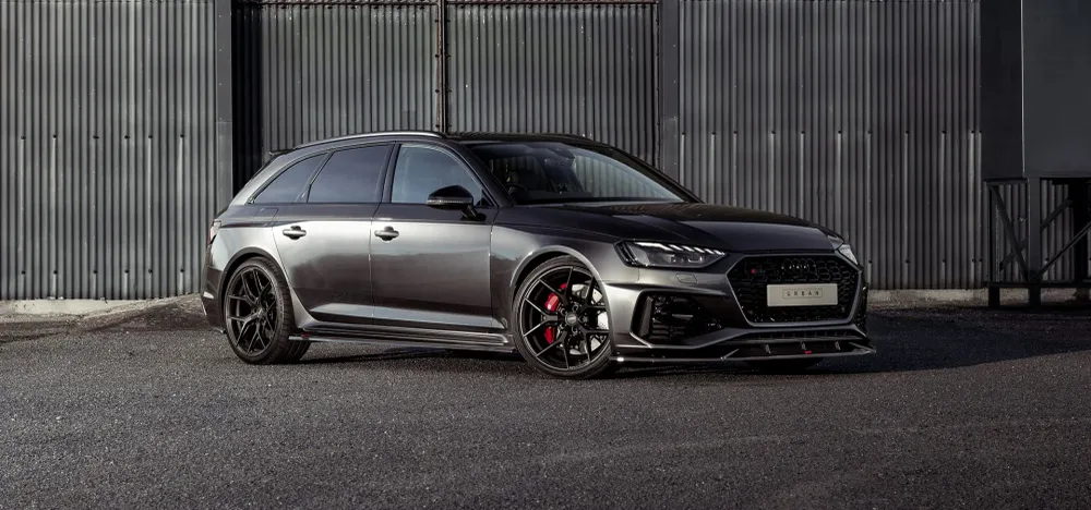 Urban Automotive kolfiber frontsplitter Audi RS4 B9.5