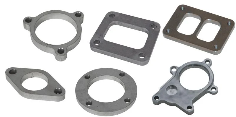 Vibrant Mitsubishi EVO 789 and X Turbo Inlet Flange Mild Steel 1/2in Thick (Drilled Holes)