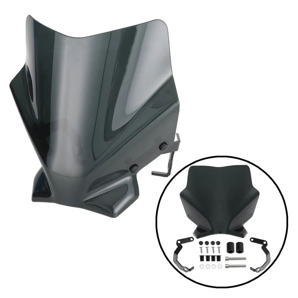 Vindrutan vindruta passar för ducati monster 821 1200 1200s 1200r 2014-2020 Generic