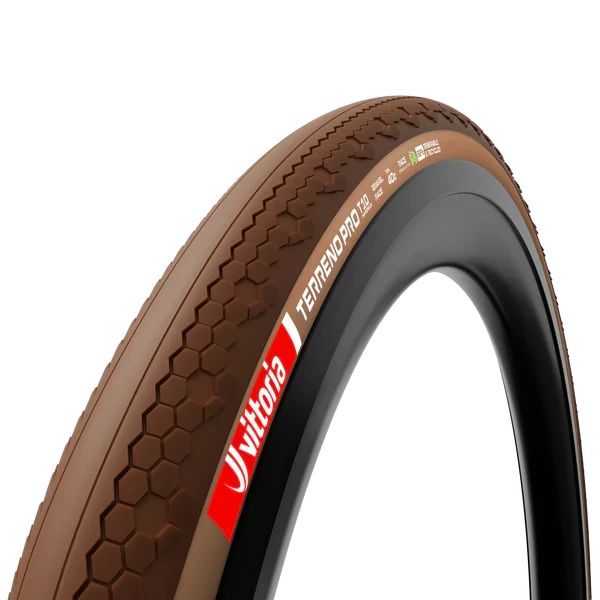 VITTORIA TERRENO PRO T10 Hardpack Gravel Race 700x45c Tubeless Ready Soft Brown däck
