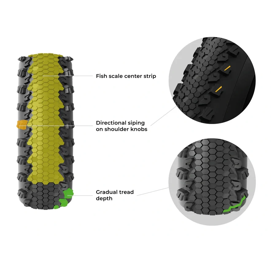 VITTORIA TERRENO XC RACE 29x2.25 Graphene/Silica Tubeless Ready Soft Black-däck