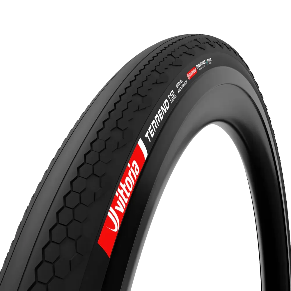 VITTORIA TERRENO T10 Gravel Endurance HARDPACK 700x37c Gravel Endurance Tubeless Ready Soft Black däck