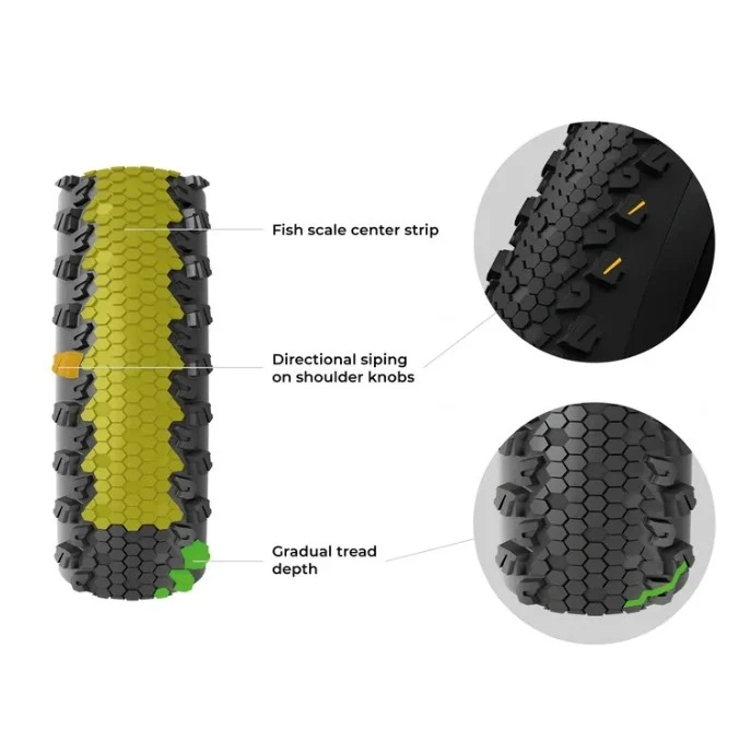 VITTORIA TERRENO T30 FINE LOOSE Gravel Endurance 700x40c Tubeless Ready Soft Brown däck