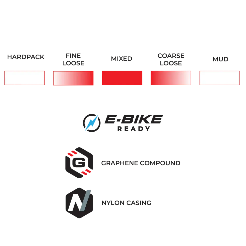VITTORIA TERRENO T50 MIXED Gravel Endurance 700x50c Tubeless Ready Soft Black däck
