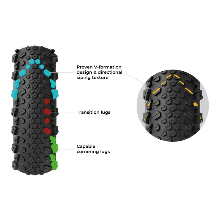 VITTORIA TERRENO T50 MIXED Gravel Endurance 700x50c Tubeless Ready Soft Black däck