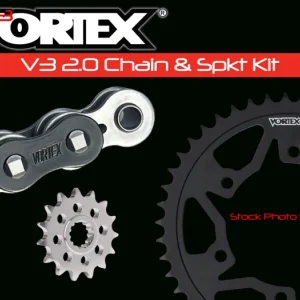 Vortex Racing V3 2.0 Chain and Sprocket Kit 3271-15,435S-50,520SX3-116- Black