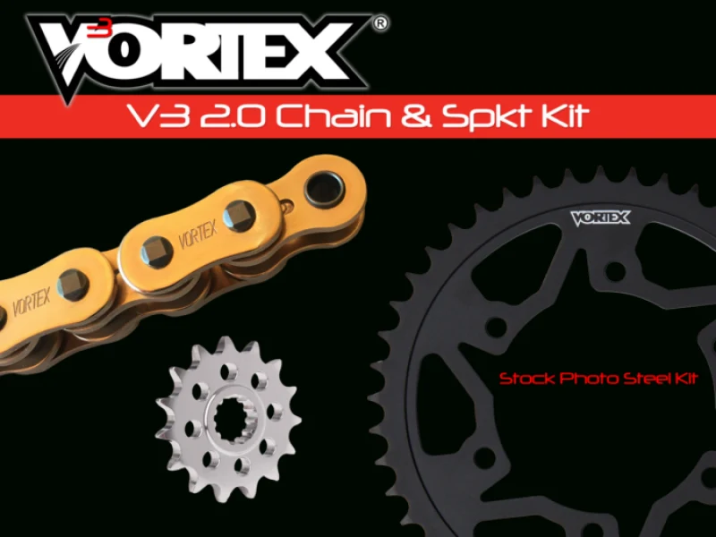 Vortex Racing V3 2.0 Chain and Sprocket Kit 3517-16,438S-48,G530SX3-116- Gold