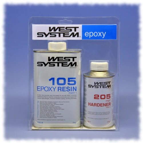 West System pack med 205 härdare 1,2 kg