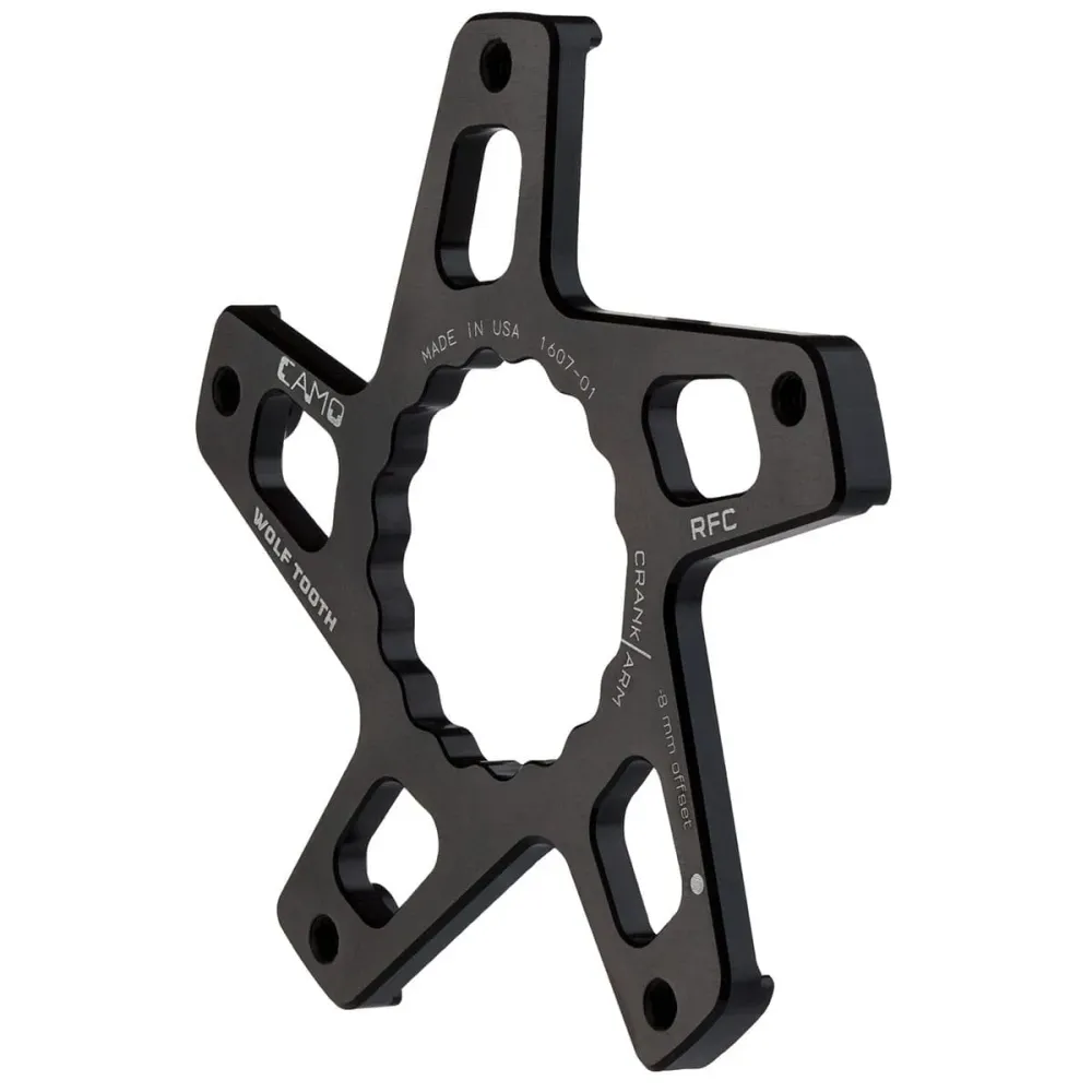 WOLF TOOTH CAMO M8 Raceface Cinch Direct Mount Offset -8mm Svart vevparti stjärna