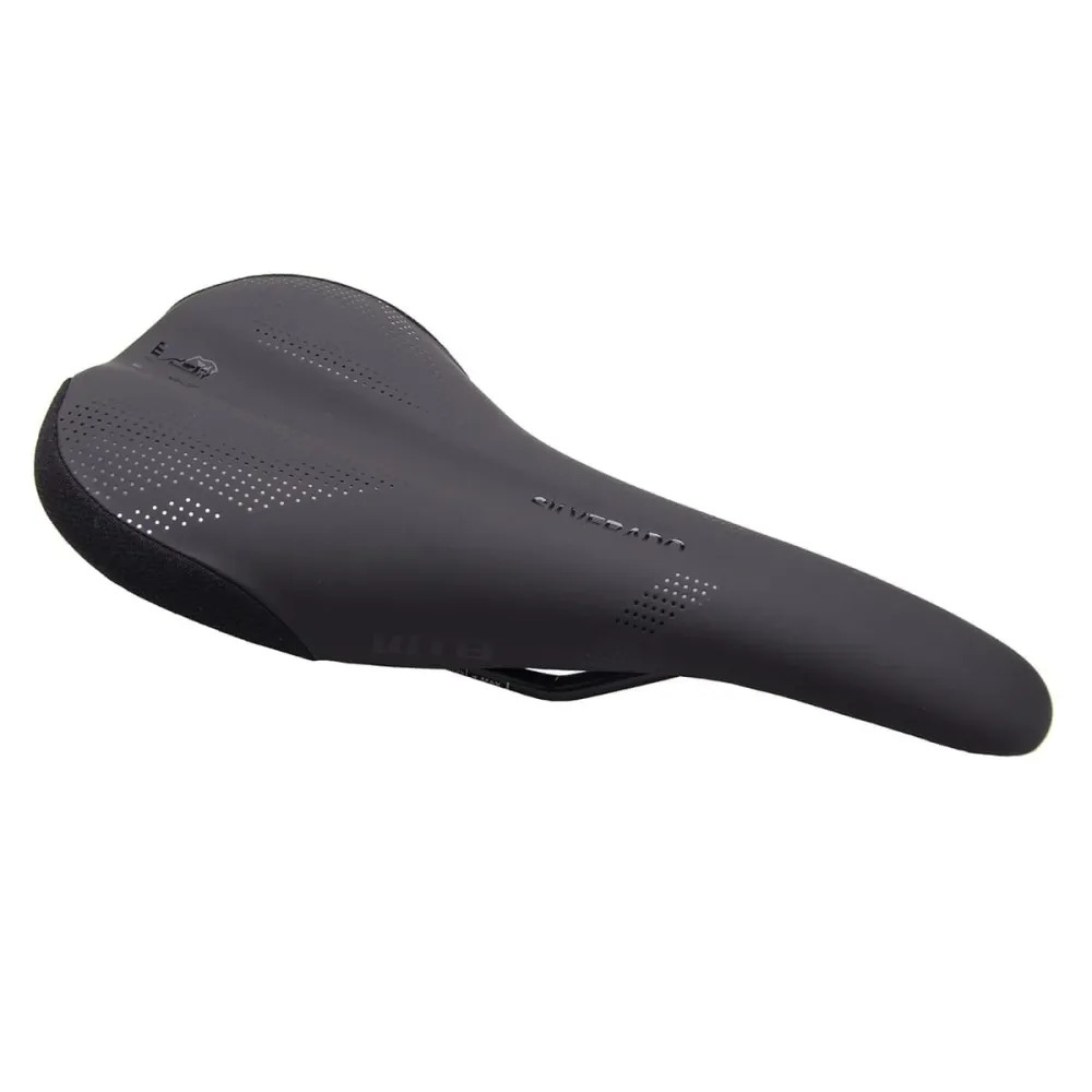 WTB SILVERADO 135 mm sadel med stålskenor Svart