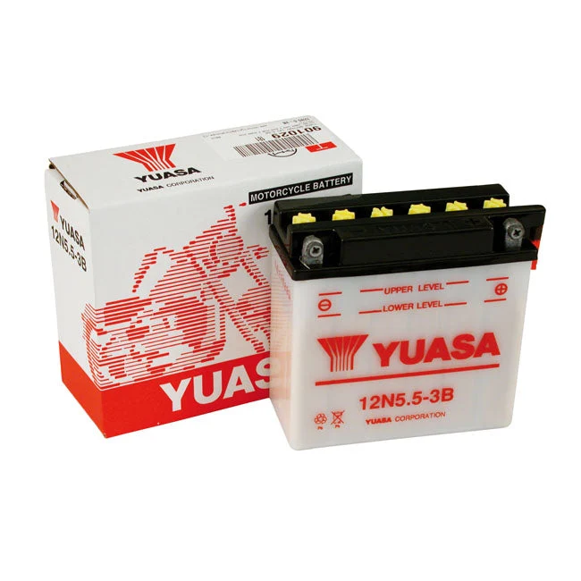 Yuasa 12N5.5-3B 12V Blybatteri 5.5Ah 55CCA