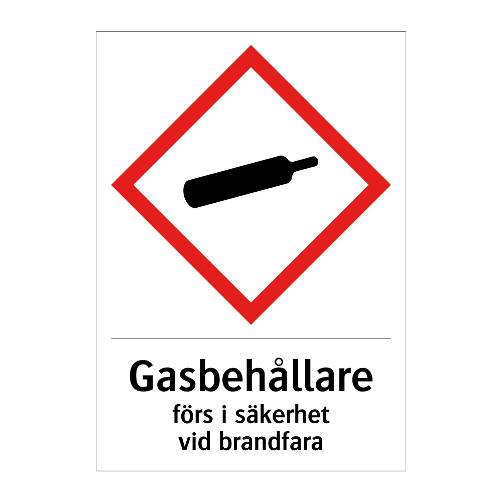 Gasbehållare förs i säkerhet vid brandfara Basement Use 148x210mm