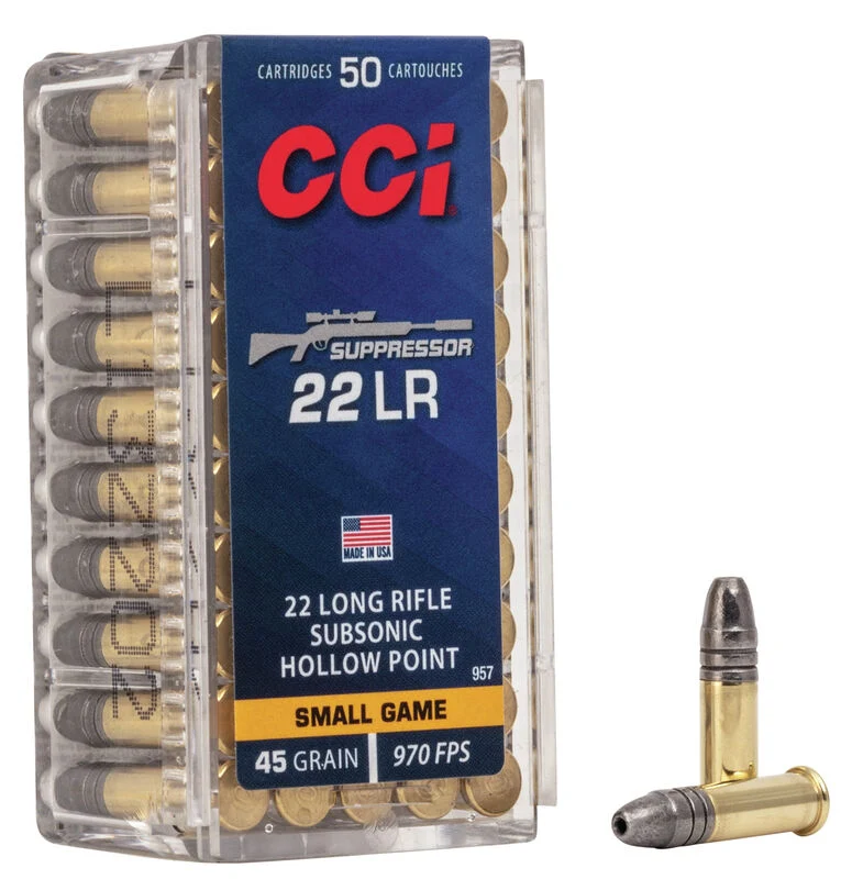 CCI .22LR Supressor Subsonic HP