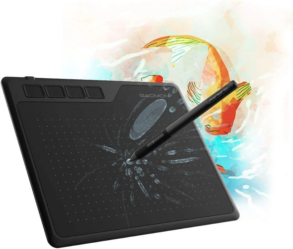 Digitalt Ritbord 16,5x10cm med penna Windows Mac Android Blank metall