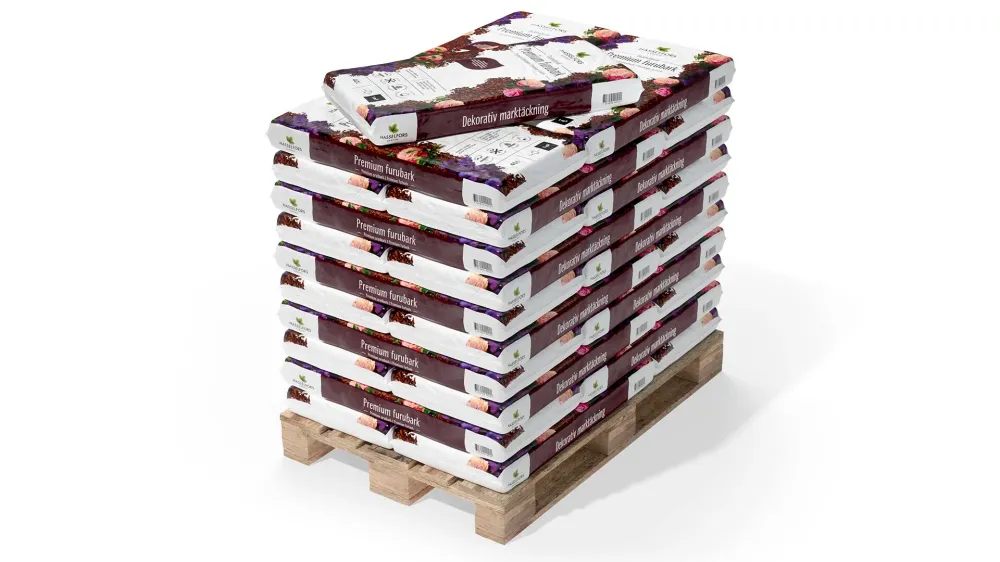 Hasselfors föredragen furubark 40 liter, 48st, Helpall - Fraktfritt