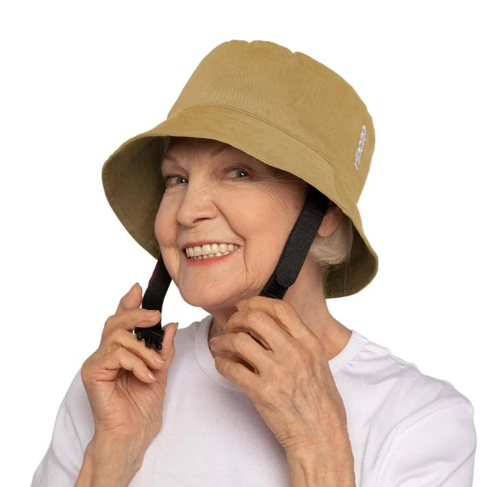 "BILLIE" huvudskydd - Connected och modern mobbare hatt. CE + MDR godkänd Grädde Medium