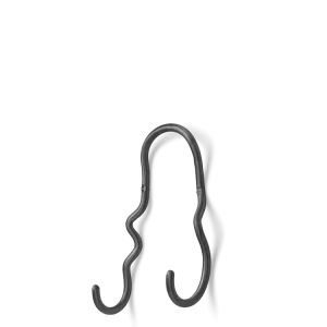 Curvature Double Hook - Black Brass