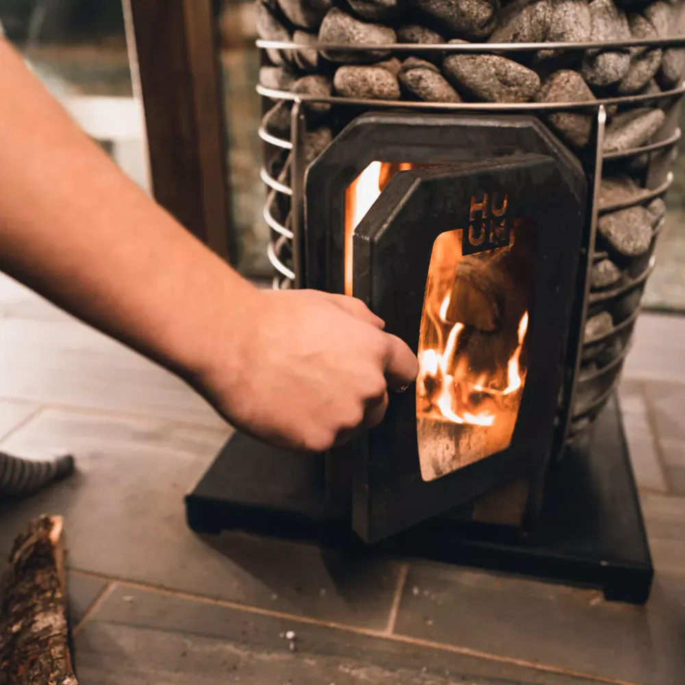 Wood-burning sauna stove HUUM HIVE Wood - 17 kW