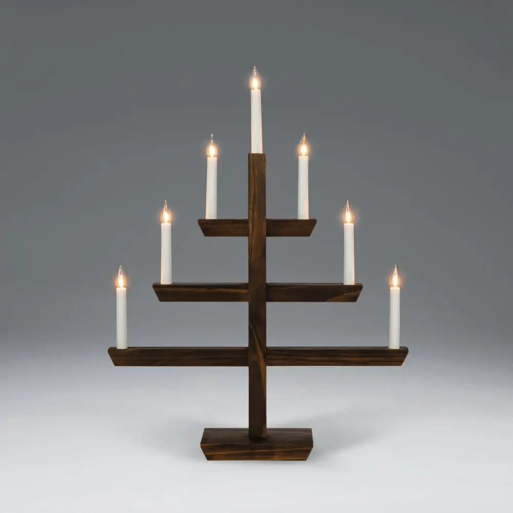 KONSTSMIDE LJUSSTAKE 7LJ TRÄ BRUNBETS 2573-600 | CleanNest