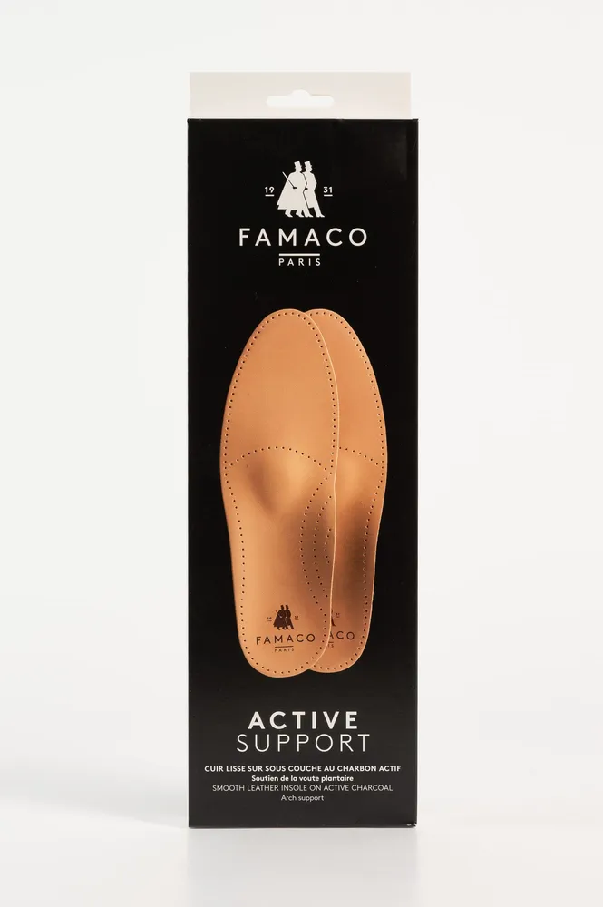 Ergonomic Leather Sole Active Support | Natural Äkta läder 35