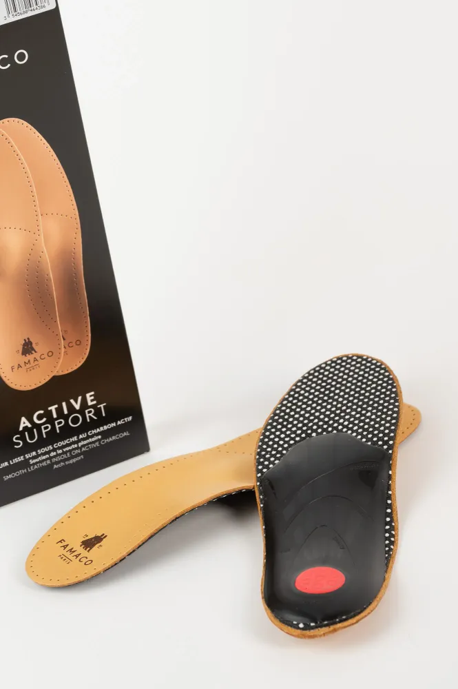 Ergonomic Leather Sole Active Support | Natural Äkta läder 35