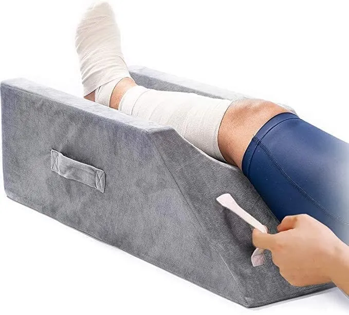 ERGONOMISK knäskydd för att höja benen - 45˚ tip, mjukt & skönt skydd. 2 storlekar